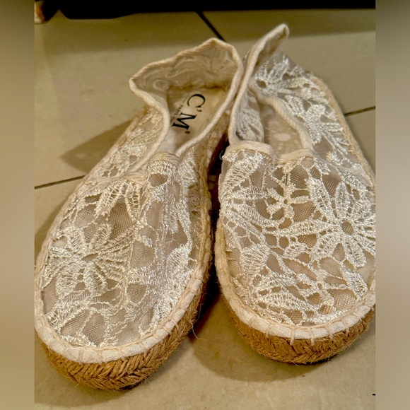 Espadrilles women’s C’M PARIS size 38 (never worn) - Picture 1 of 4